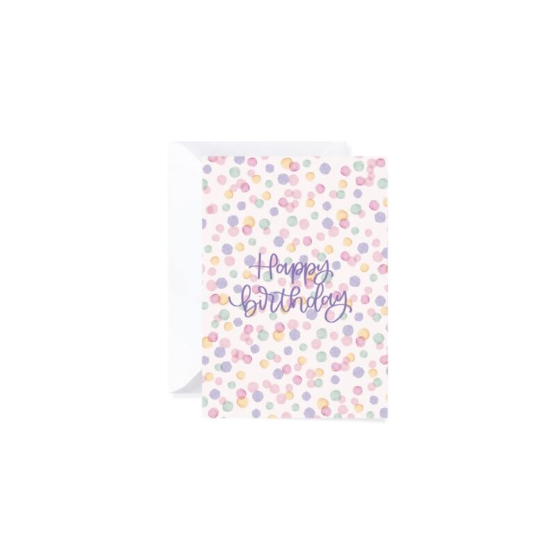 Greeting Card - Happy Polkadot