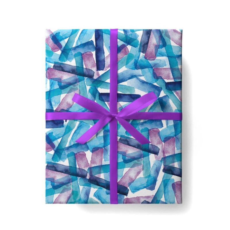 gift wrapping paper ocean