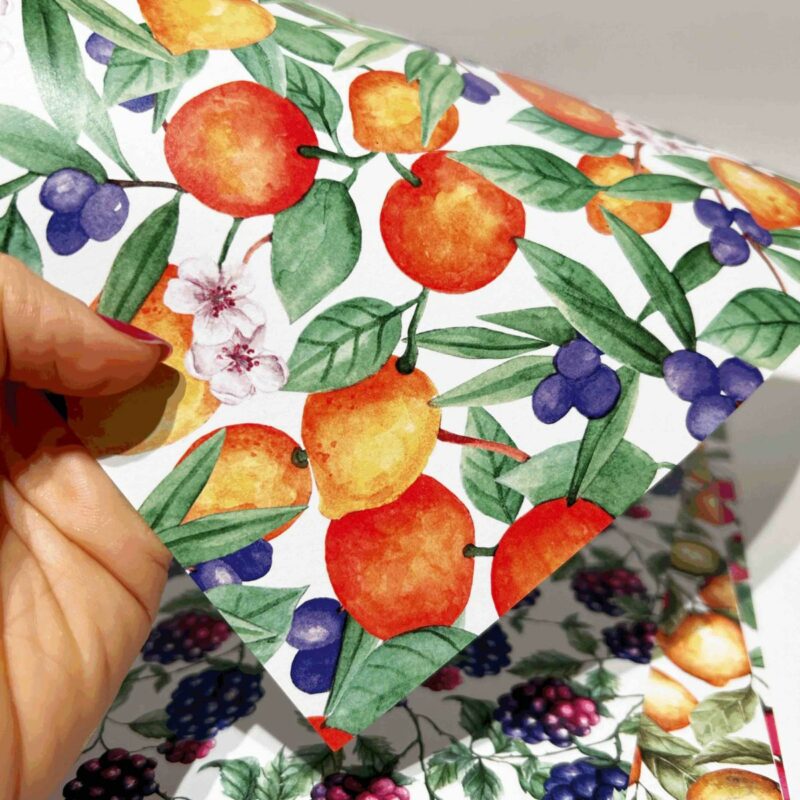 Fruit Scrap Paper