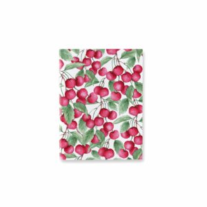 Recycled Paper Notebook - Cherry