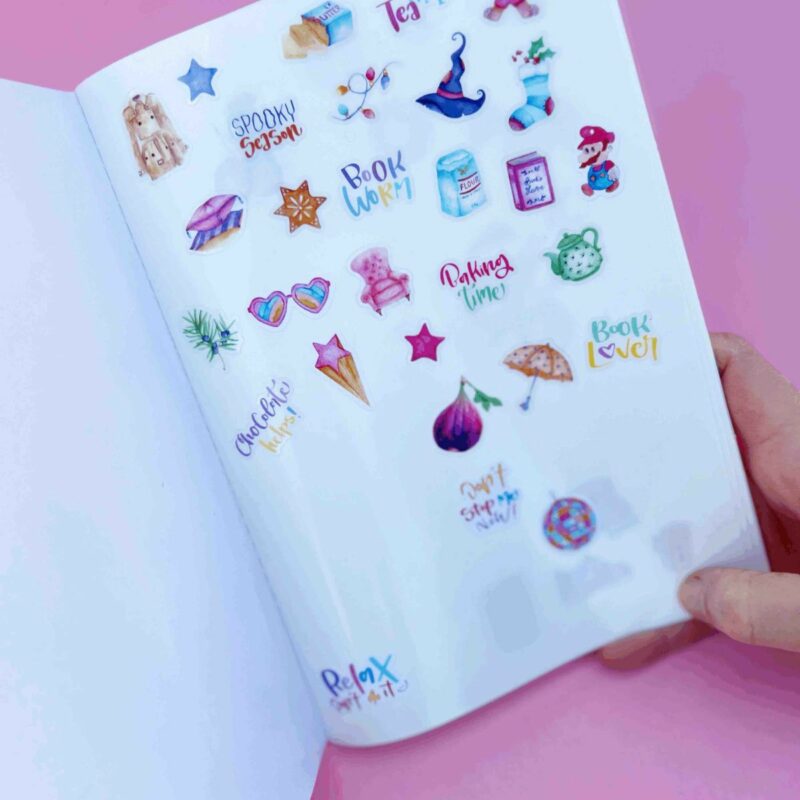 Notebook for stickers collection