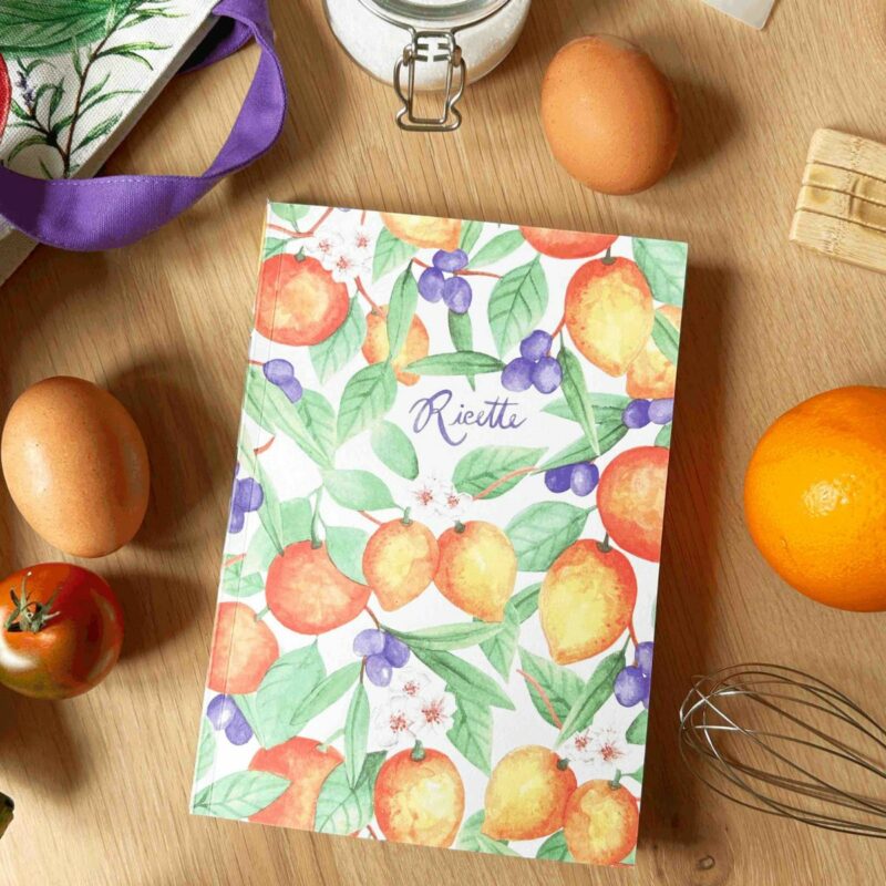 Illustrated recipe notebook