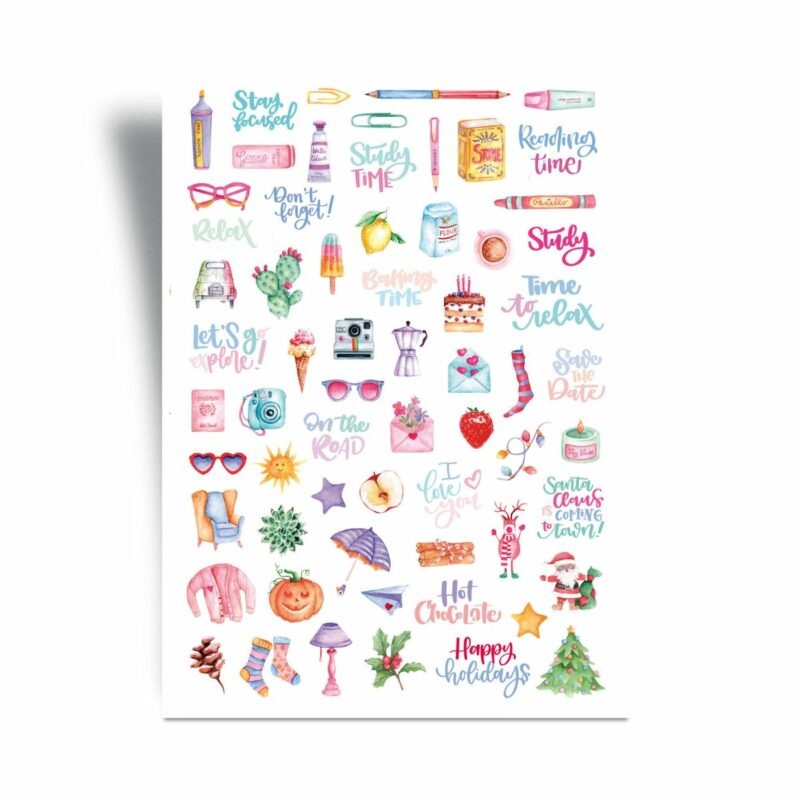 stickers per decorare agenda