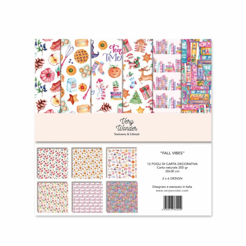 carta scrap autunnale