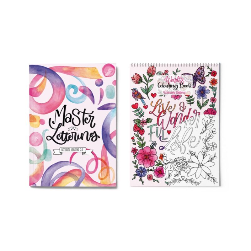 Kit Hand lettering con esercizi